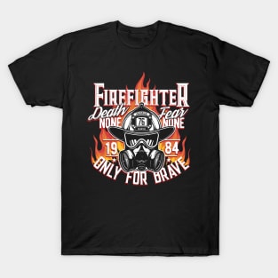 Volunteer Fire Brigade Firefighter Gift T-Shirt